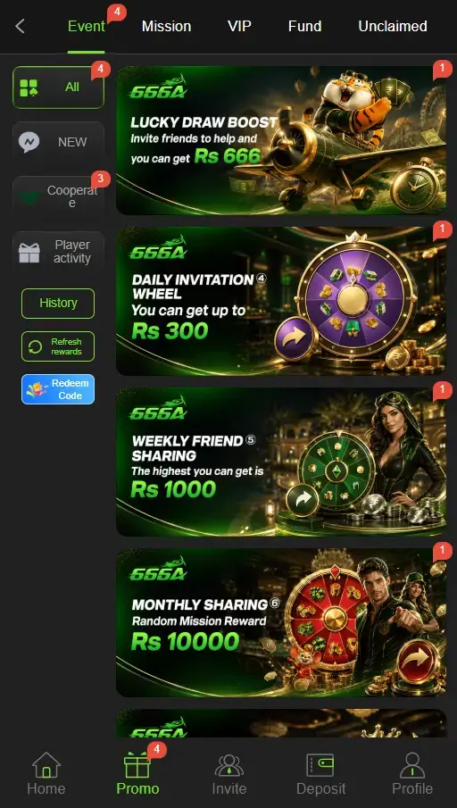 666A Game Bonuses