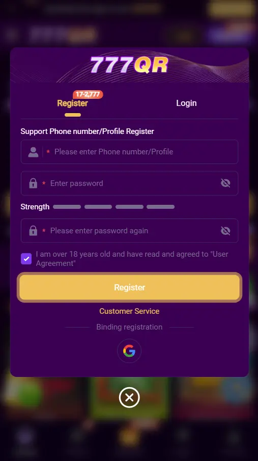 777QR APK