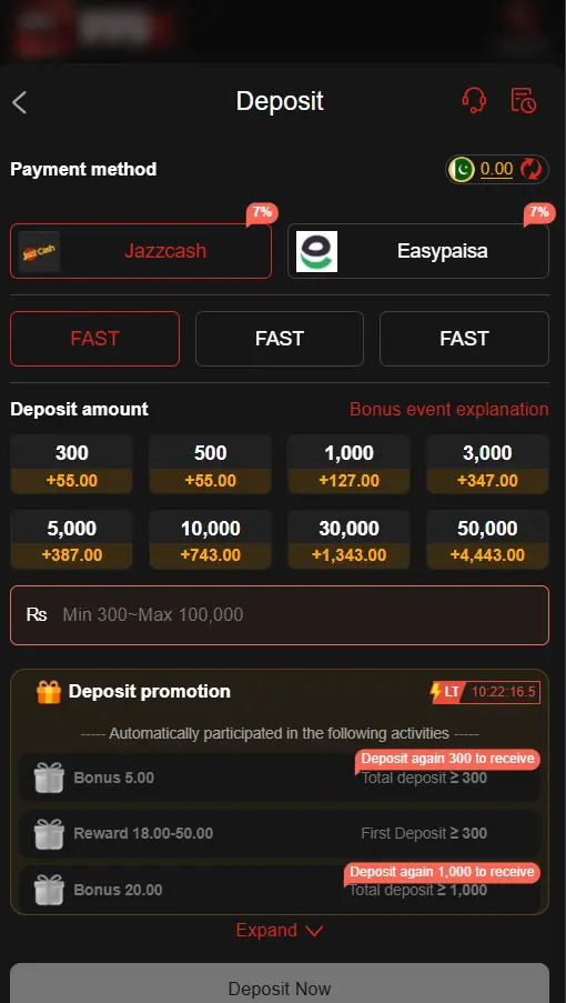 X999 Deposit