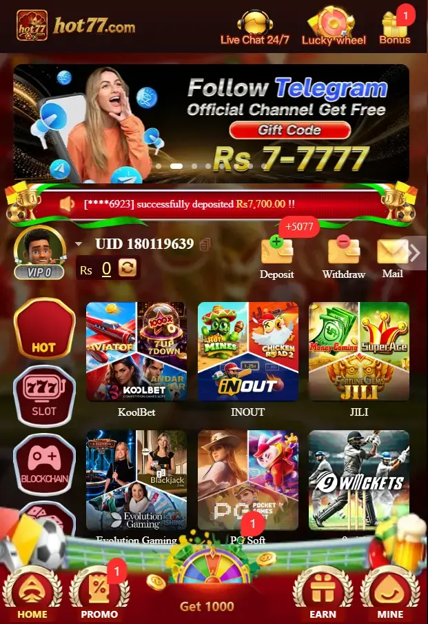 Hot77 Game