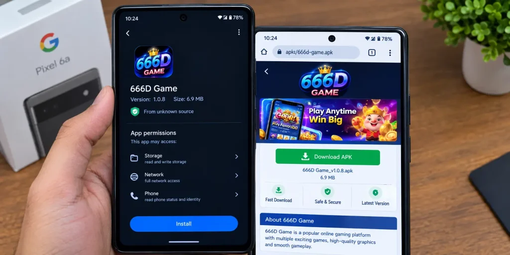 666D on website and APK 