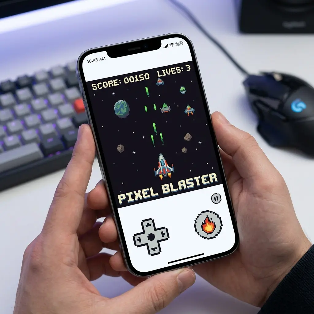 Pixel Blaster Game 