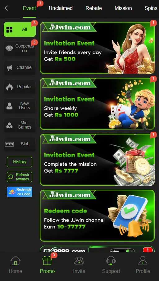 jjwin bonuses