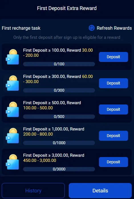 EP567 Game Deposit Bonuses Section