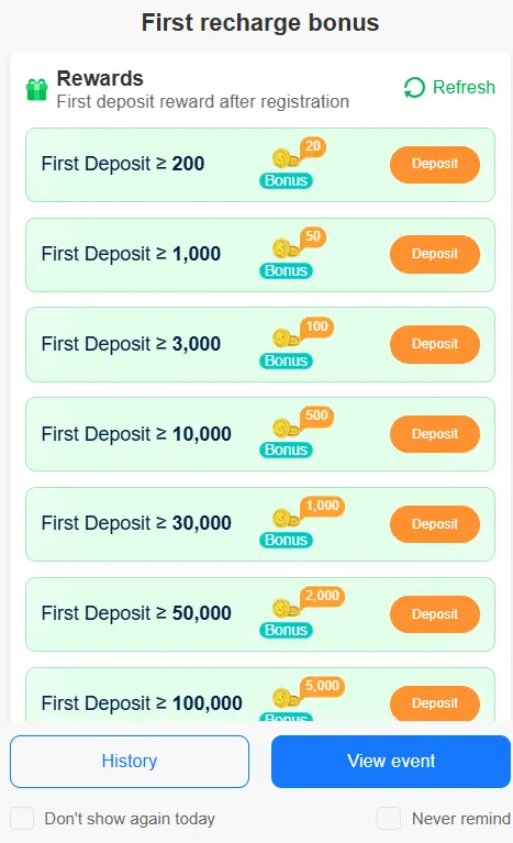 M999 Deposit Bonuses