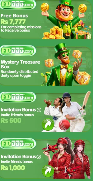 FD777 Bonuses